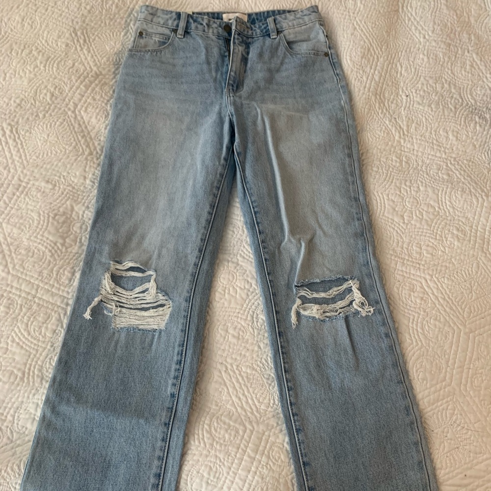 Rollas Original High Rise Straight Jeans